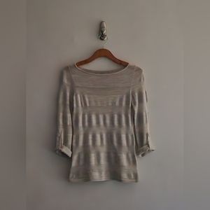 Ann Taylor Loft Button-Sleeve Sweater